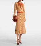 Платье миди из смесового хлопка Rixo, Ginger Tea - фото 2