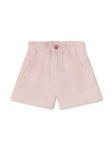Kenzo Kids шорты с вышитым логотипом, розовый - фото