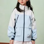 Детская ветровка с капюшоном Moderate PUMA, белый синий tone 00318 - фото 3