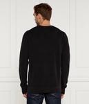 Свитер мужской Tommy Hilfiger с логотипом, черный - фото 3