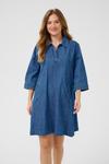 Платье-рубашка CULTURE Pin Arpa, Blue Denim - фото 2
