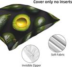 CarXs Подушка с двусторонним принтом авокадо Avocado Fruit Pattern - фото 5