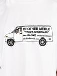 Футболка Brother Merle Van T-Shirt, white - фото 7