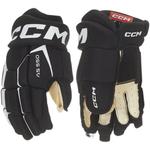 CCM Детские хоккейные перчатки AS550, 38 см, черно-белые - фото 5