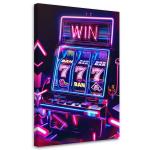 Картина арт-принт KUNSTLOFT Jackpot Machine, сиреневый - фото