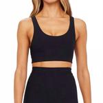 Бюстгальтер Peached Jade в черном цвете THE UPSIDE - фото