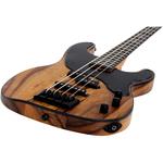 Schecter Guitar Research Model-T 4 Exotic Black Limba Electric Bass Satin Natural - фото 5