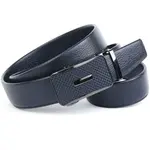 Кожаный ремень Anthony Crown Anthoni Crown, синий - фото