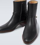 Кожаные ботинки Pat VLogo Signature Valentino Garavani, Nero - фото 3