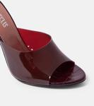 Мюли из ПВХ Jessica 105 Paris Texas, Rouge Noir - фото 5