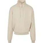 Толстовка Urban Classics Organic Drawstring half zip, бежевый - фото 3