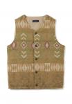 Куртка PIOMBO Waistcoat, Beige/Green/Beige - фото 5