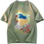 Футболка унисекс Sesame Street, розовый - фото 23