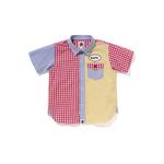 Рубашка SS25 для детей 3-7 лет A BATHING APE, синий - фото 3