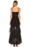 Платье BCBGMAXAZRIA Corset Tulle Gown, черный - фото 3