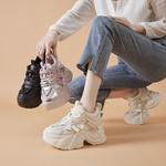 Кроссовки женские толстые низкие Lingpao, черный - фото 15