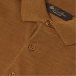 Loro Piana Мужская рубашка поло Camel Oasis - фото 4