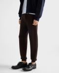 Шерстяные джоггеры Prada, темно-коричневый - фото 4