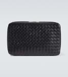 Маленький упаковочный кубик intrecciato Bottega Veneta, черный - фото