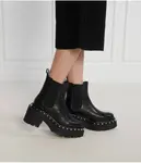 Кожаные ботильоны Patrizia Pepe, черный - фото 2