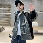 Детская куртка с капюшоном Moderate EASTERN CAMEL, серый - фото 4