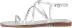 Женские сандалии Calvin Klein Millia Flat, Silver Leather - фото 4