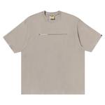 Футболка BAPE Hightlight Logo Relaxed Fit Tee, Grey - фото