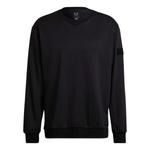 Толстовка Men's adidas Casual Round Neck Pullover Black, черный - фото