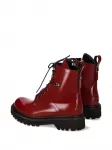Ботинки на шнуровке с молнией Premiata, красный - фото 4