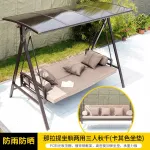 Садовые качели-кровать Green Water Narat, матрас-сиденье+подушки, хаки - фото