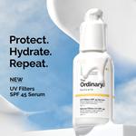 Солнцезащитный крем-сыворотка с УФ-фильтрами SPF 45 PA++++ The Ordinary, 2 oz/60 mL - фото 3