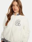 Бомбер стандартного кроя Guess, белый - фото 4