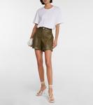 Кожаные шорты Tuco с высокой талией Stouls, Zaatar - фото 2