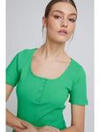 Футболка IHSUPER Slim fit в цвете Holly Green ICHI - фото 32
