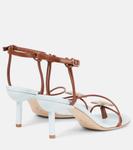 Doma 70 сандалии из кожи с декоративными элементами Christopher Esber, Chalky Blue - фото 2