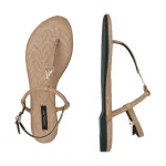 Кожаные сандалии Patrizia Pepe, коричневый - фото 3