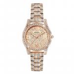 KANGOL Часы Women's Watch, Silver Band with White Dial[Custom Box+Fully Paved Diamonds Inlaid] - фото 2