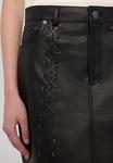 Мини-юбка ADA - Leather skirt STUDIO ID, черный - фото 7
