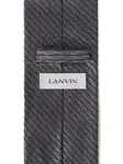 Шелковый галстук Lanvin, серый - фото 3