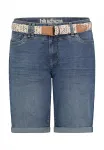 Джинсовые шорты-бермуды Sublevel, Middle-Blue - фото