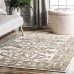 Ковер Transitional Medallion Tamar Area Rug nuLOOM, 201x274 см, серый - фото 3