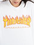 Футболка Thrasher Flame T-Shirt, white - фото 6