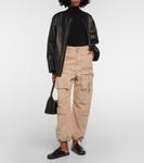 Кожаные тапочки mellow с шипами Tory Burch, черный - фото 2