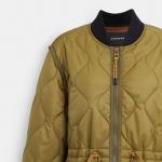 COACH Женская куртка, цвет Green - фото 5