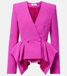 Двубортный блейзер с баской Safiyaa, Pompeii - фото