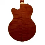 Gretsch Electromatic LTD Flame Okoume Broadkaster Jr. - Оранжевый Roundup - фото 7