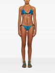 PUCCI плавки бикини с принтом Iride, синий - фото 2