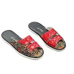 Шлепанцы женские Neiliansheng, черный/красный - фото 3