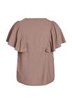 Блуза Zizzi Blouse, Fossil/Light Brown - фото 4