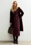 Платье New Look FLUTTER SLEEVE BUTTON FRONT MIDI, Burgundy/Red - фото